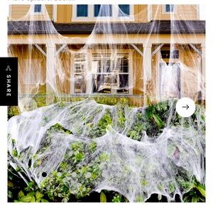 Zpisf spider web over 1400 sq ft indoor outdoor use party Halloween decorations